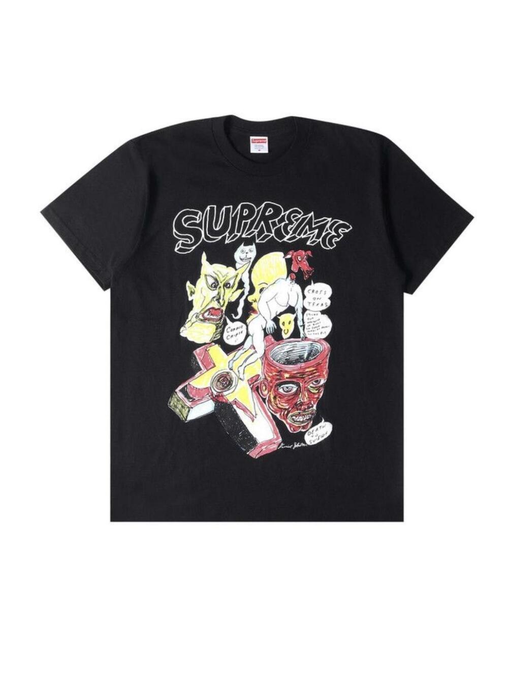 Supreme x Daniel Johnston Tee Black XL SS20 NWT
